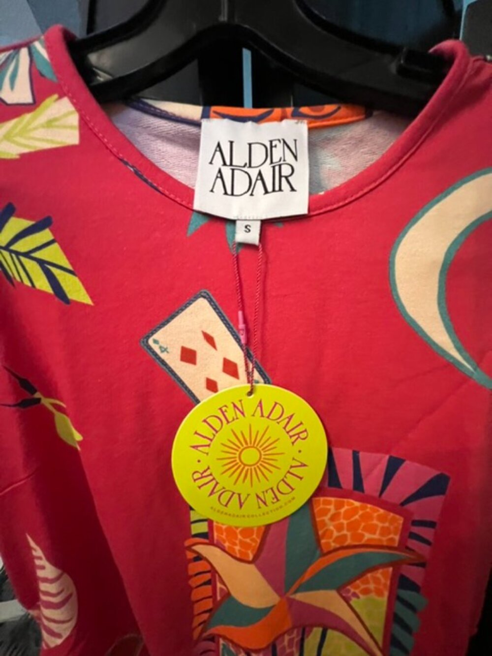 Alden Adair Georgia Dress SOLD OUT Ringmaster Print Maxi Small NWT